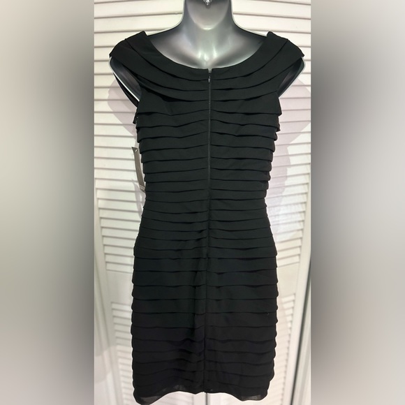 Adrianna Papell Vintage NWT black tiered dress - Picture 10 of 13